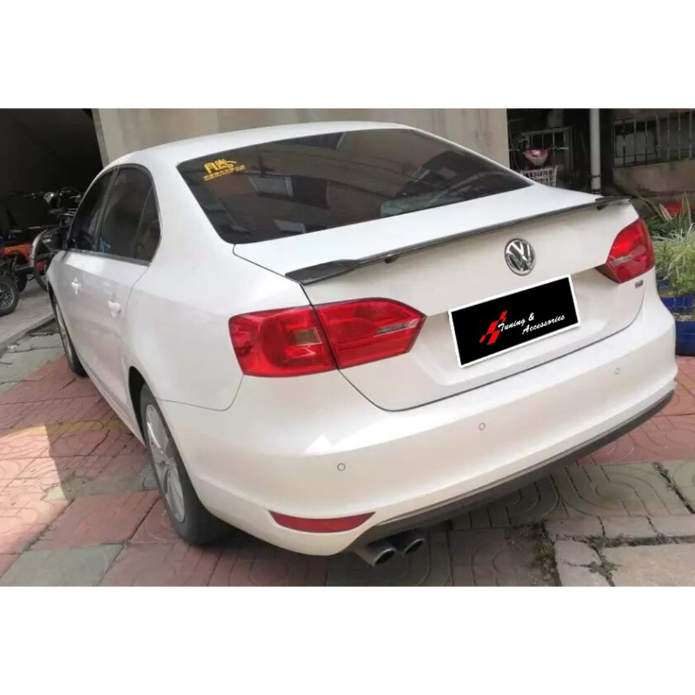 Jetta Mk6 Dynamic Style Rear Trunk Spoiler Raw ABS / 2010-2018