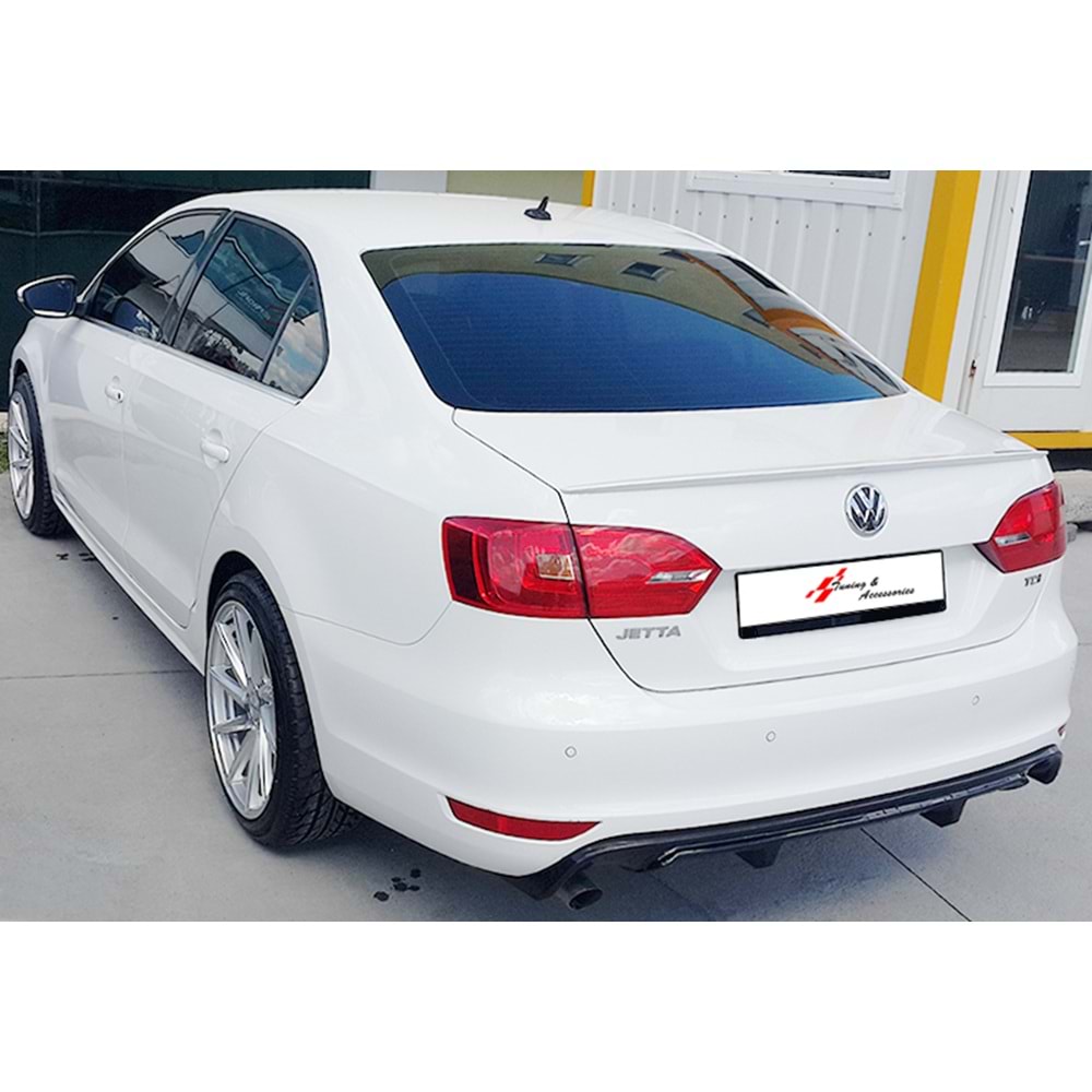 Jetta Mk6 Rear Trunk Anatomic Spoiler Raw Surface ABS / 2010-2018