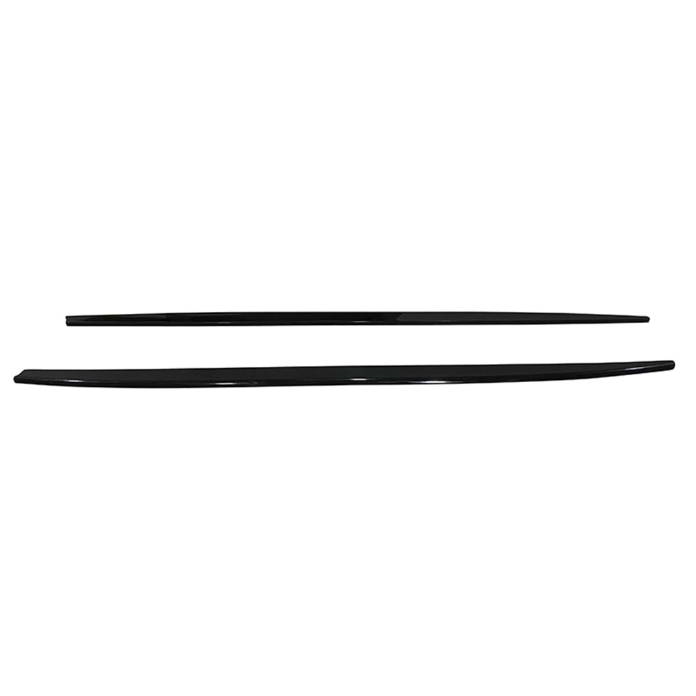 Leon MK3 Side Skirts Lower Lip Piano Black ABS / 2012-2020 (4 Pieces)