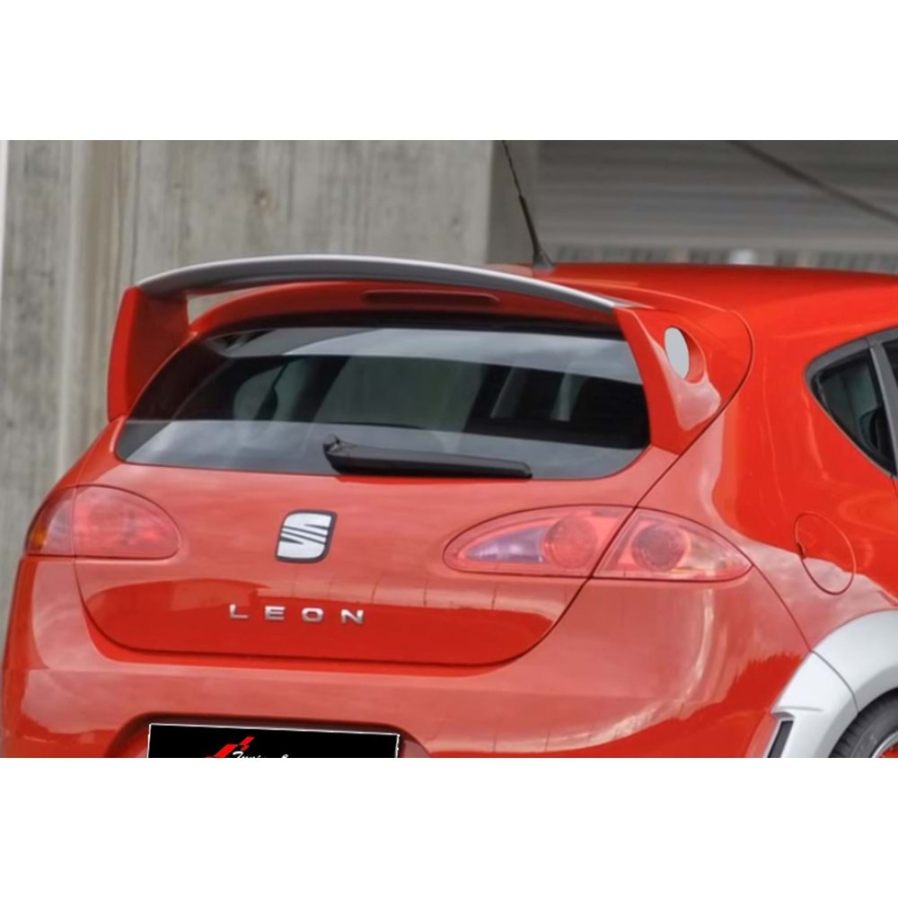 Leon Mk2 Roof JE Design Spoiler Primer Painted Fiberglass / 2005-2009