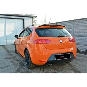 Leon Mk2 FL Cupra Max Cap Spoiler Piano Black Vacuum Plastic / 2009-2012