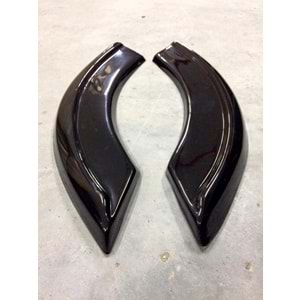 Leon Mk3 FR Aero Rear Flaps Piano Black Vacuum Plastic / 2012-2020