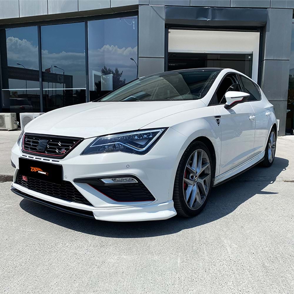 Leon Mk3 FR Model Front Lip Raw Surface Vacuum Plastic / 2012-2016