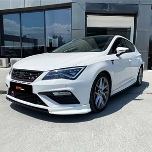 Leon Mk3 FR Model Front Lip Raw Surface Vacuum Plastic / 2012-2016