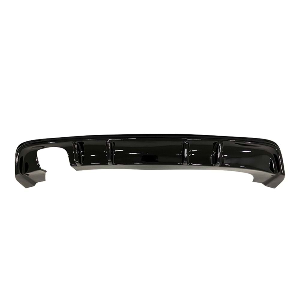 Leon Mk3 Rieger FR V1 Rear Diffuser Left Double Outputs Piano Black Vacuum / 2012-2016