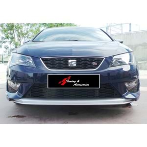 Leon Mk3 Dynamic Model Front Lip Raw Surface Vacuum Plastic / 2012-2016