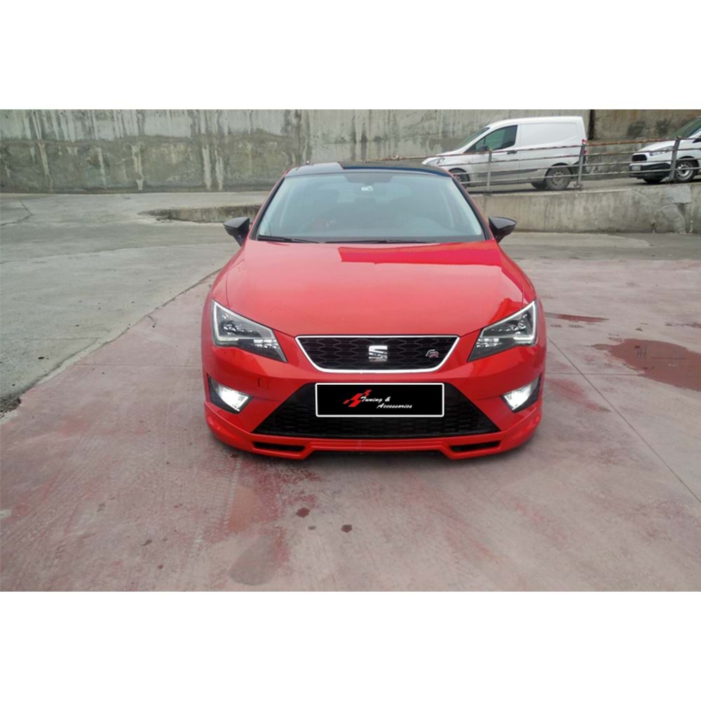 Leon Mk3 Rieger Model Front Lip Raw Surface Vacuum Plastic / 2012-2016