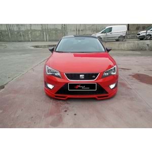 Leon Mk3 Rieger Model Front Lip Raw Surface Vacuum Plastic / 2012-2016