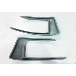 Leon Mk3 FL RC Style Rear Bumper Brows Piano Black Vacuum Plastic / 2017-2020