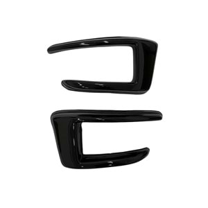 Leon Mk3 FL RC Style Rear Bumper Brows Piano Black Vacuum Plastic / 2017-2020