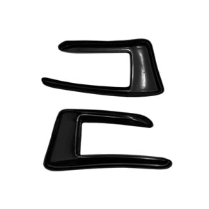 Leon Mk3 FL RC Style Rear Bumper Brows Piano Black Vacuum Plastic / 2017-2020