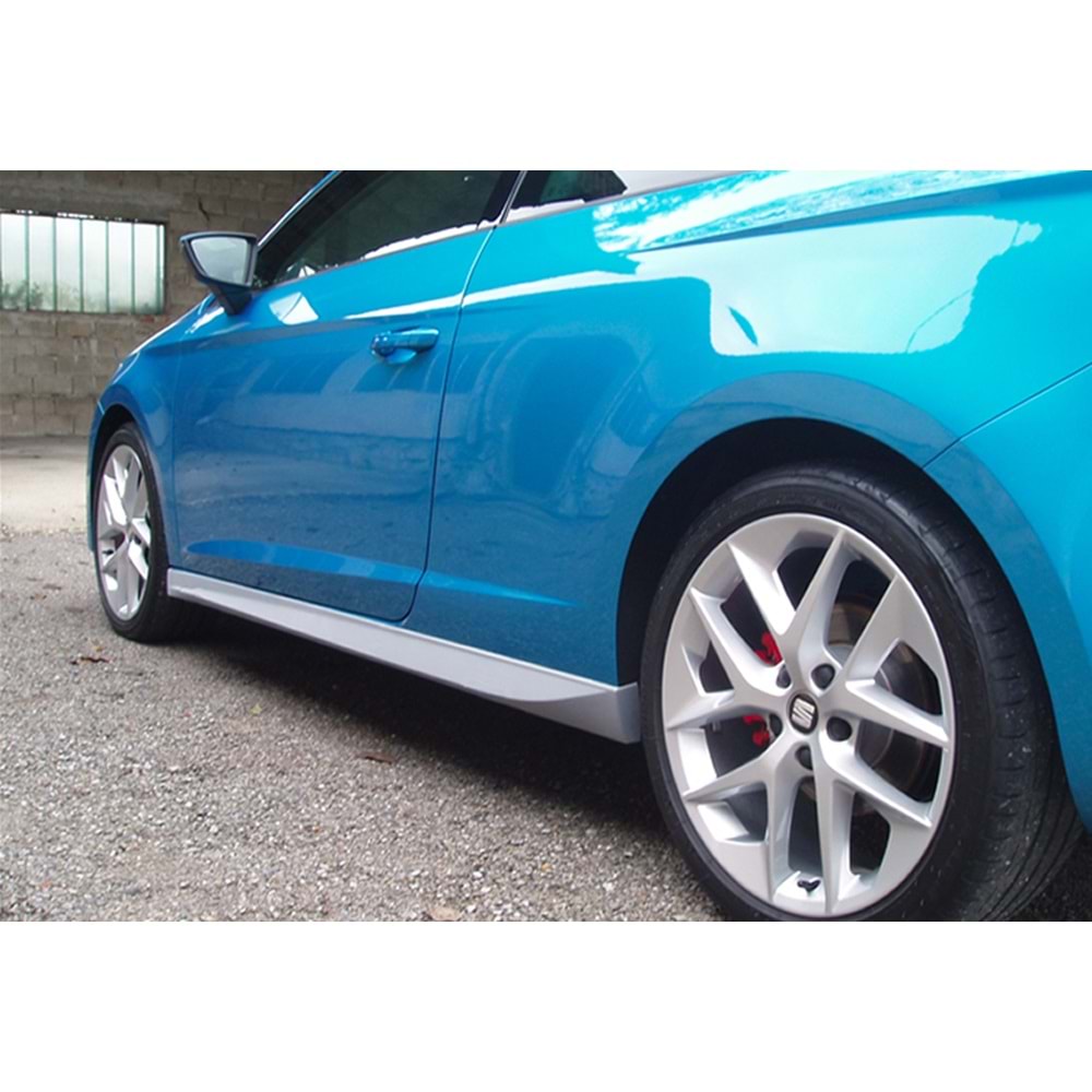 Leon Mk3 SC 2 Door Aero Side Skirt Primer Painted Fiberglass / 2012-2020