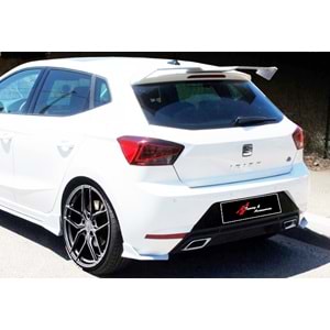 ibiza Mk5 Lenz Rear Bumper Flaps Piano Black Vacuum Plastic / 2017 - up