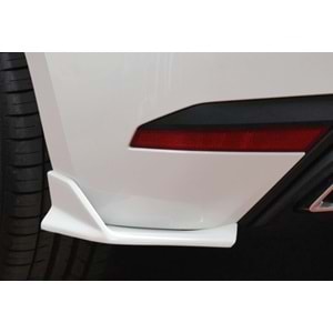 ibiza Mk5 Lenz Rear Bumper Flaps Piano Black Vacuum Plastic / 2017 - up