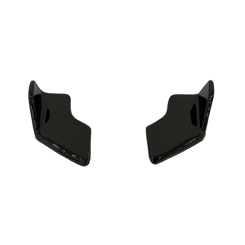 ibiza Mk5 Lenz Rear Bumper Flaps Piano Black Vacuum Plastic / 2017 - up