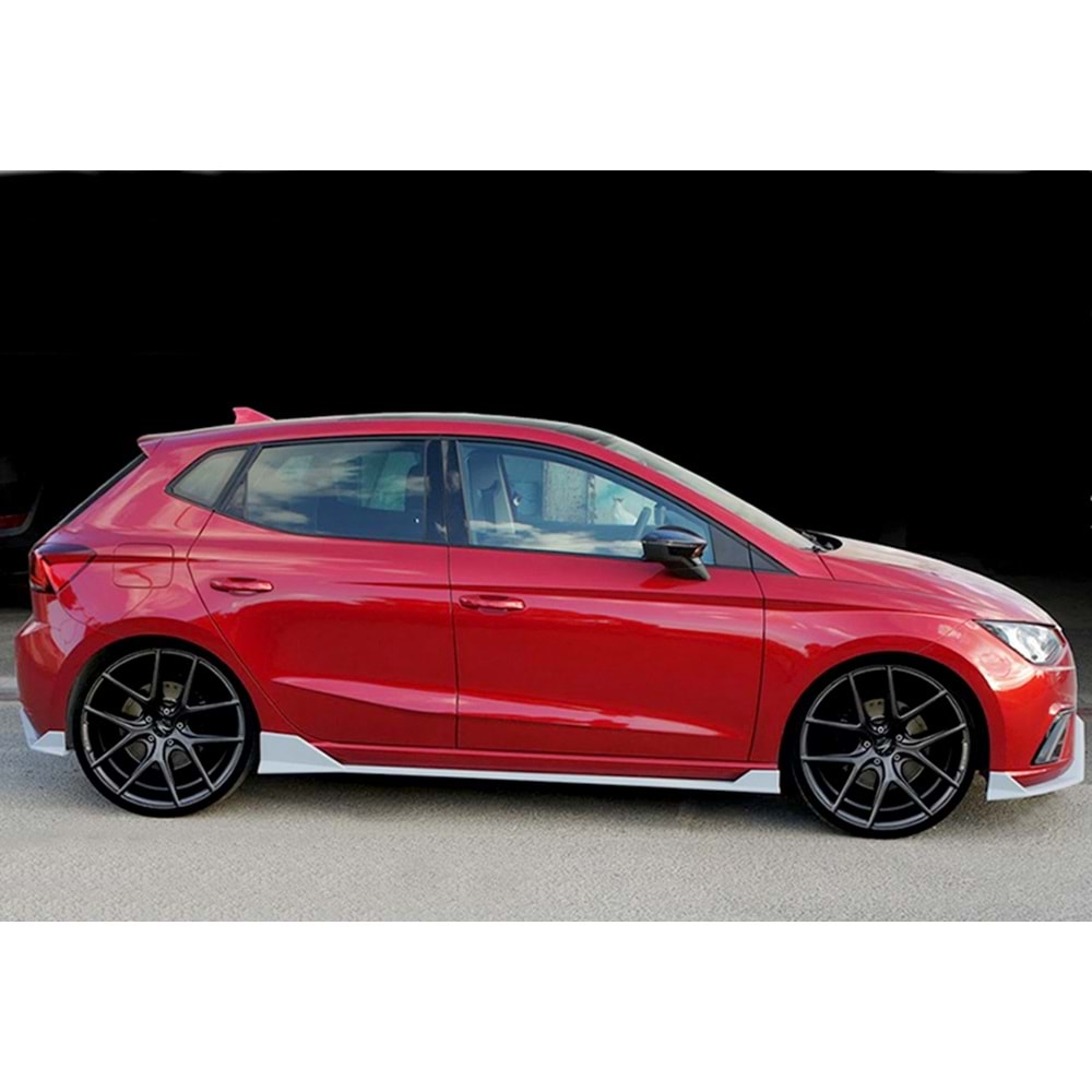 ibiza Mk5 Lenz Side Skirts Piano Black Vacuum Plastic / 2017 - up