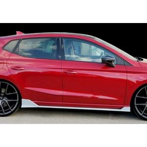 ibiza Mk5 Lenz Side Skirts Piano Black Vacuum Plastic / 2017 - up