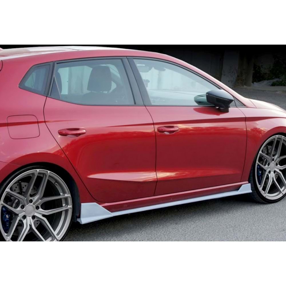 ibiza Mk5 Lenz Side Skirts Piano Black Vacuum Plastic / 2017 - up