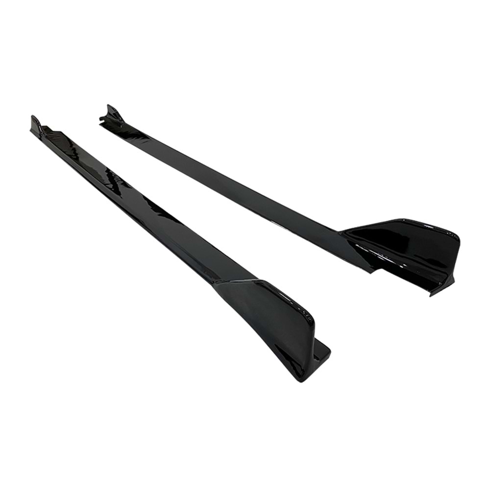 ibiza Mk5 Lenz Side Skirts Piano Black Vacuum Plastic / 2017 - up