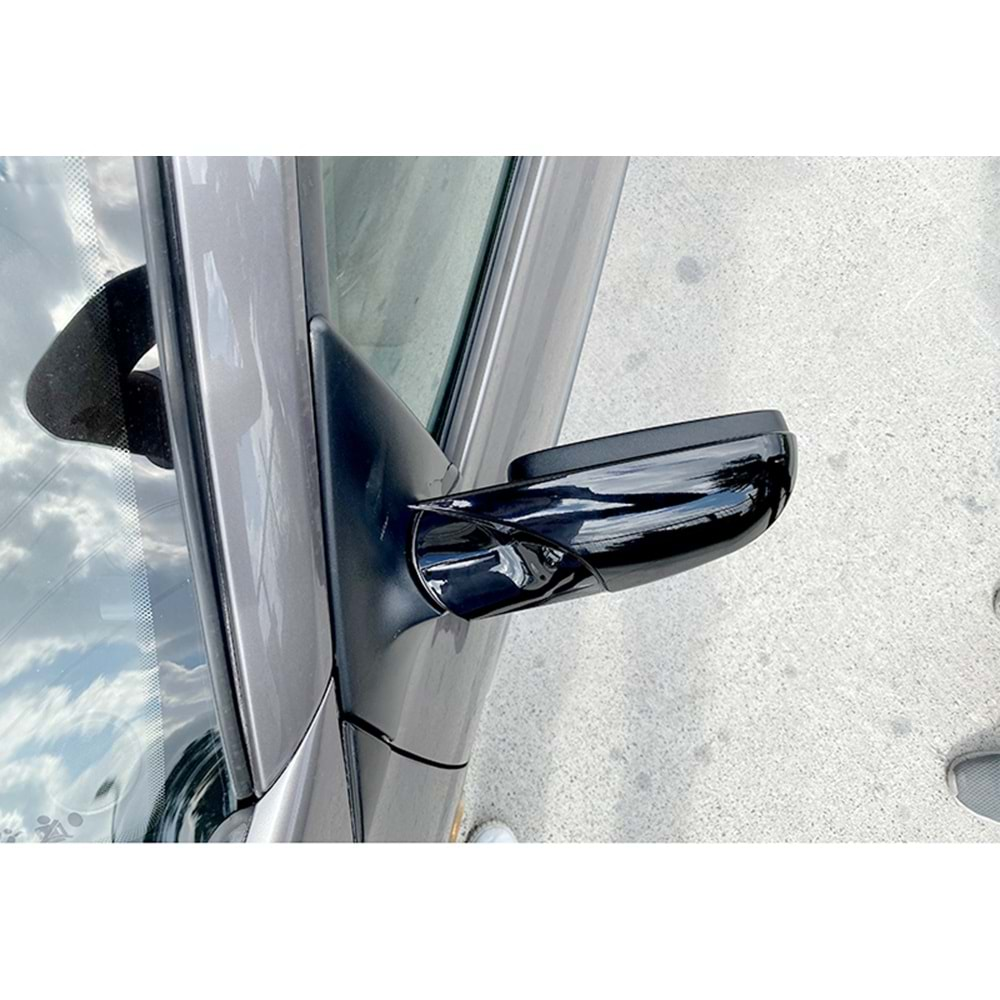 Megane 2 Batman Mirror Cover Piano Black / 2002-2009