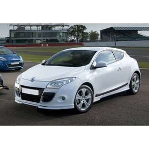 Megane 3 Coupe Trend Style Front Lip Raw Vacuum Plastic / 2008-2012