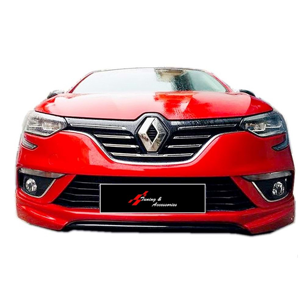 Megane 4 Sport Front Lip Raw Vacuum Plastic / 2016-2020