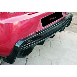 Mito 955 Race Rear Diffuser Left + Right Single Output Primer Painted Fiberglass / 2008-2018