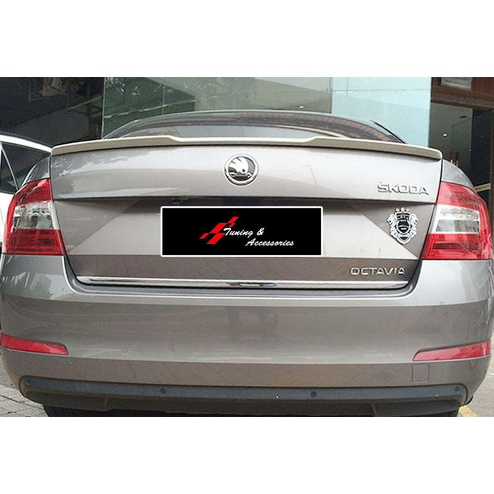 Octavia Mk3 Rear Trunk F80 Spoiler Raw Surface ABS / 2013-2020