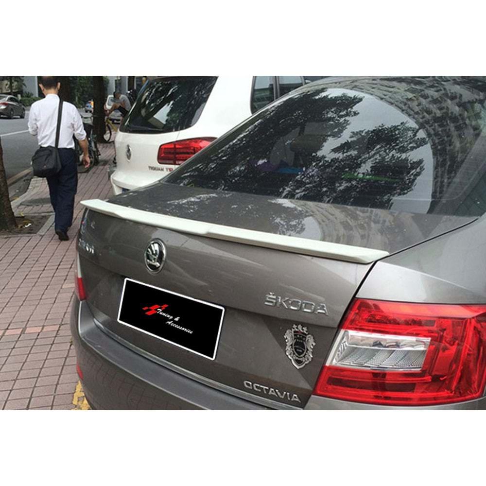 Octavia Mk3 Rear Trunk F80 Spoiler Raw Surface ABS / 2013-2020