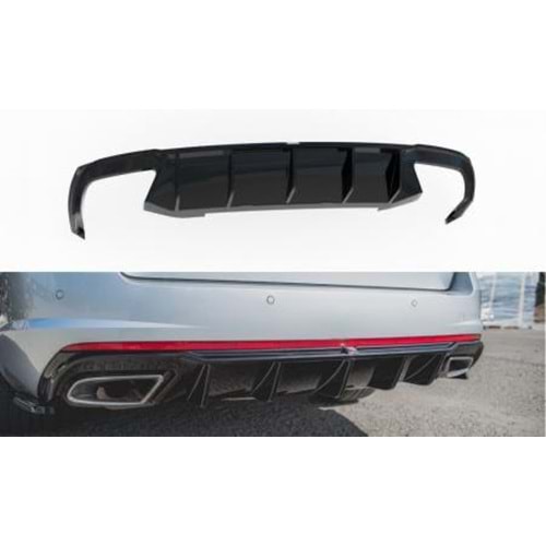 Octavia Mk3 Max V2 Diffuser Left+Right Output Piano Black Vacuum Plastic / 2013-2020