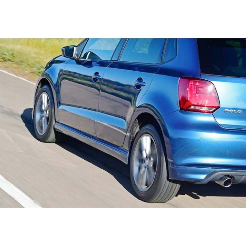 Polo Mk5 R Line Model Side Skirts Raw Surface Vacuum Plastic / 2009-2017