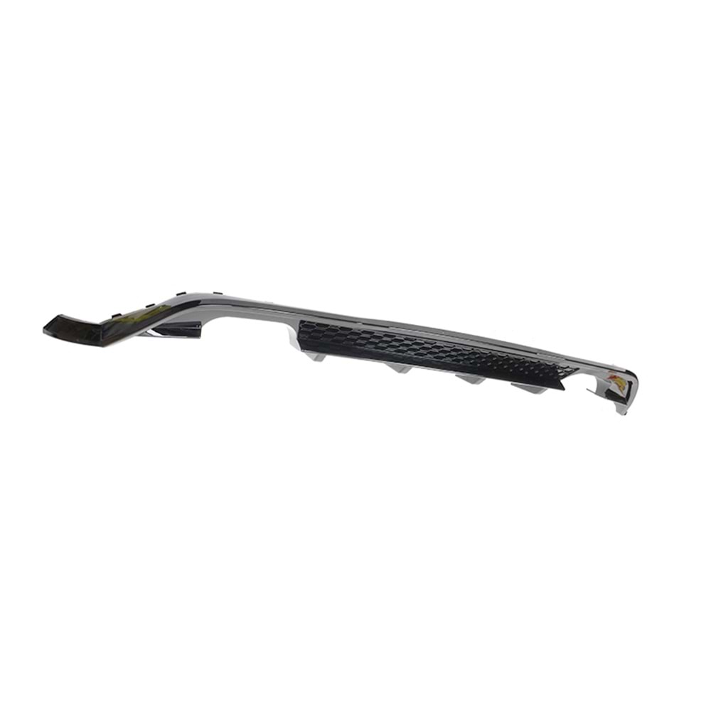 Polo Mk6 GTI Style Rear Diffuser + Exhaust Tips Piano Black ABS / 2018 - up