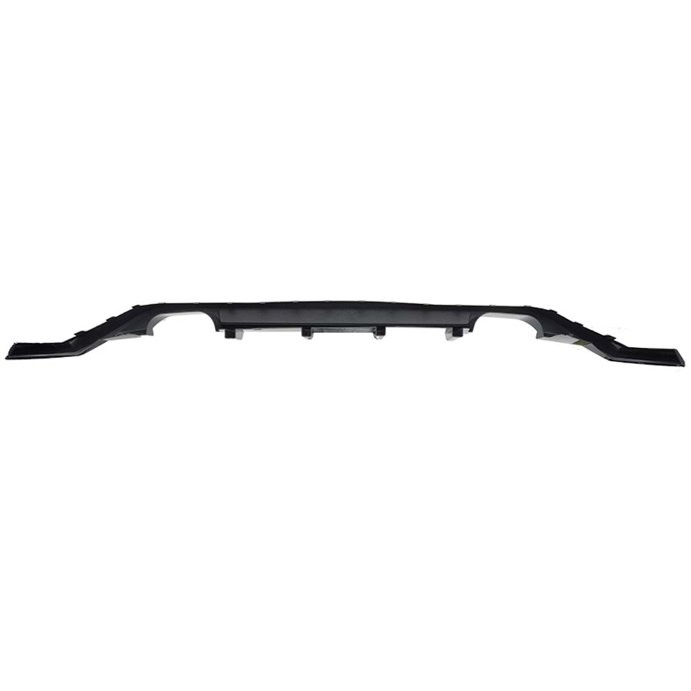 Polo Mk6 GTI Style Rear Diffuser + Exhaust Tips Piano Black ABS / 2018 - up