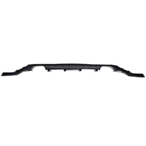 Polo Mk6 GTI Style Rear Diffuser + Exhaust Tips Piano Black ABS / 2018 - up