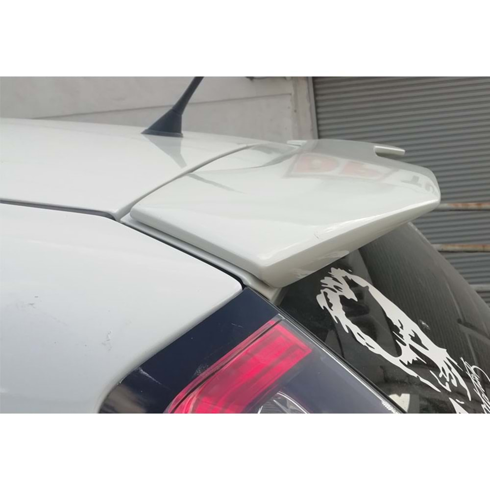 Punto / Evo Abarth Style Roof Spoiler Primer Painted Fiberglass / 2005-2018