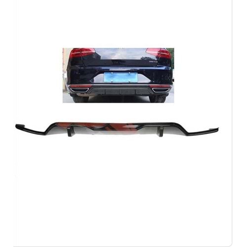 Passat B8 Diffuser, Sport, Piano Black Surface, ABS