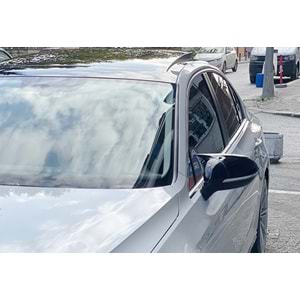 Passat B8 Batman Mirror Cover Piano Black / 2015-2022