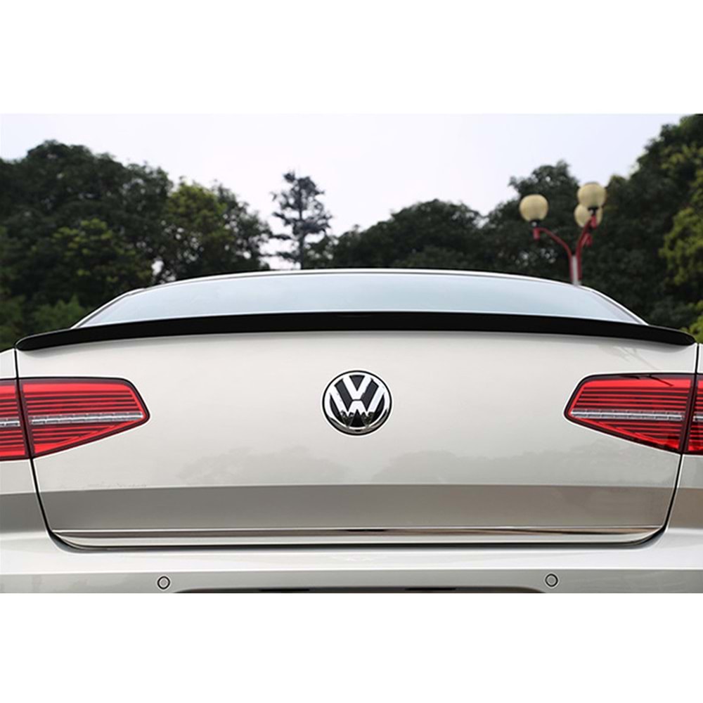 Passat B8 Rear Trunk Spoiler Raw Surface ABS / 2015-2022