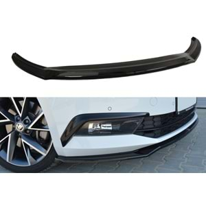 Superb MK3 Max V2 Front Lip Piano Black Vacuum Plastic / 2015-2019