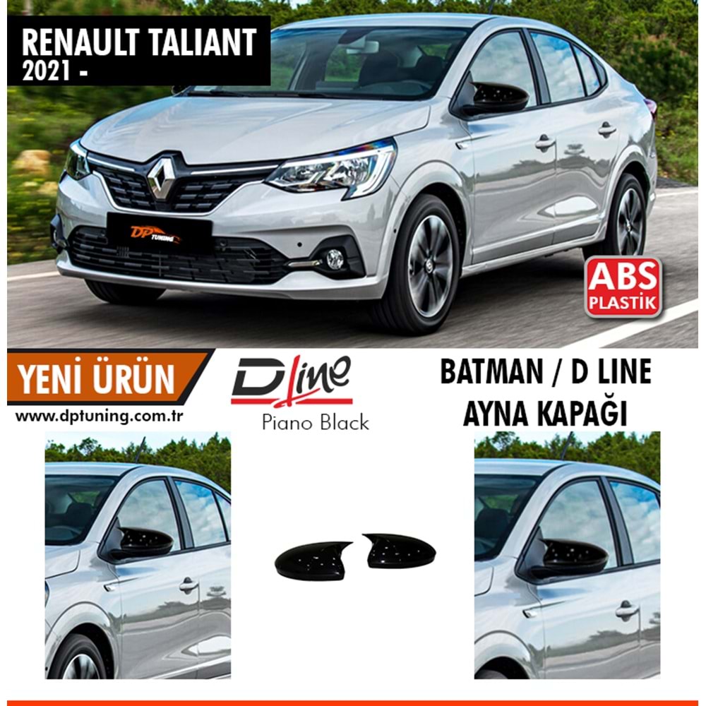 Taliant Batman Mirror Cover Piano Black / 2021 Sonrası