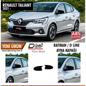 Taliant Batman Mirror Cover Piano Black / 2021 Sonrası