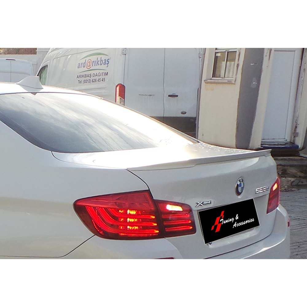 F10 M Performance Style Rear Trunk Spoiler Piano Black ABS / 2010-2017