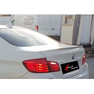 F10 M Performance Style Rear Trunk Spoiler Piano Black ABS / 2010-2017