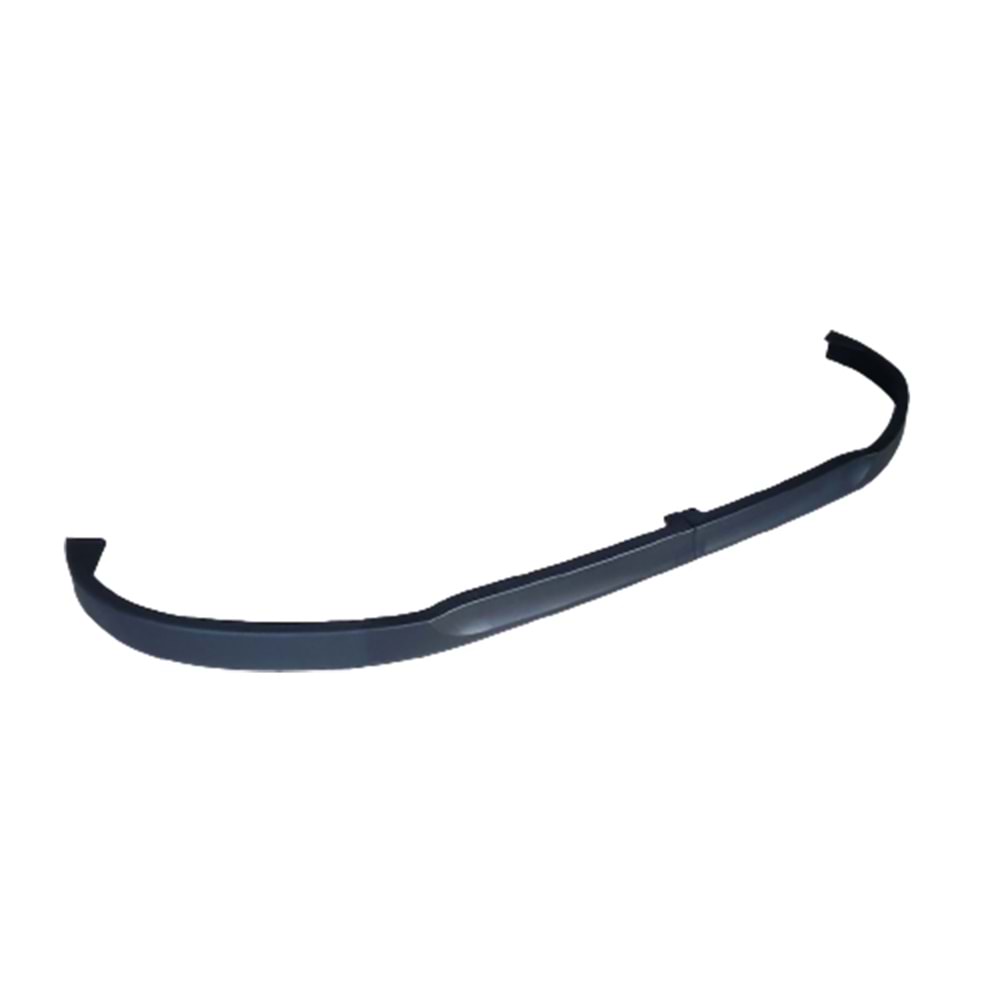 Universal Astra H Style Front Lip Matte Black ABS / 2 Pieces