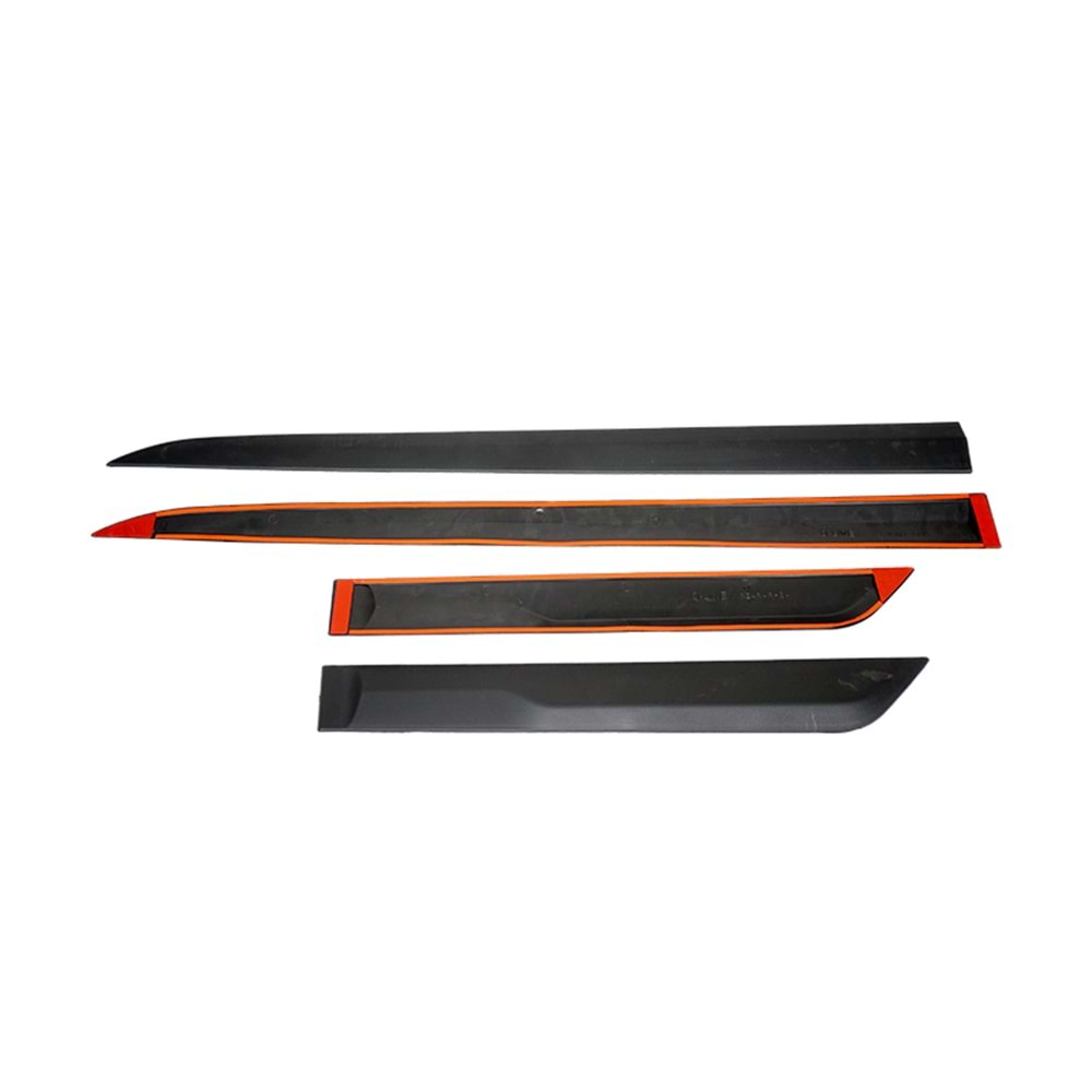 Universal Exterior Door Protector Matte Black ABS