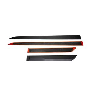 Universal Exterior Door Protector Matte Black ABS