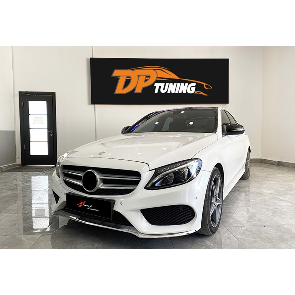 W205 Batman Mirror Cover Piano Black / 2015-2019