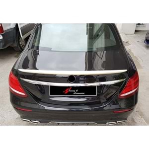 W213 Rear Trunk Spoiler Raw Surface ABS / 2017 - up