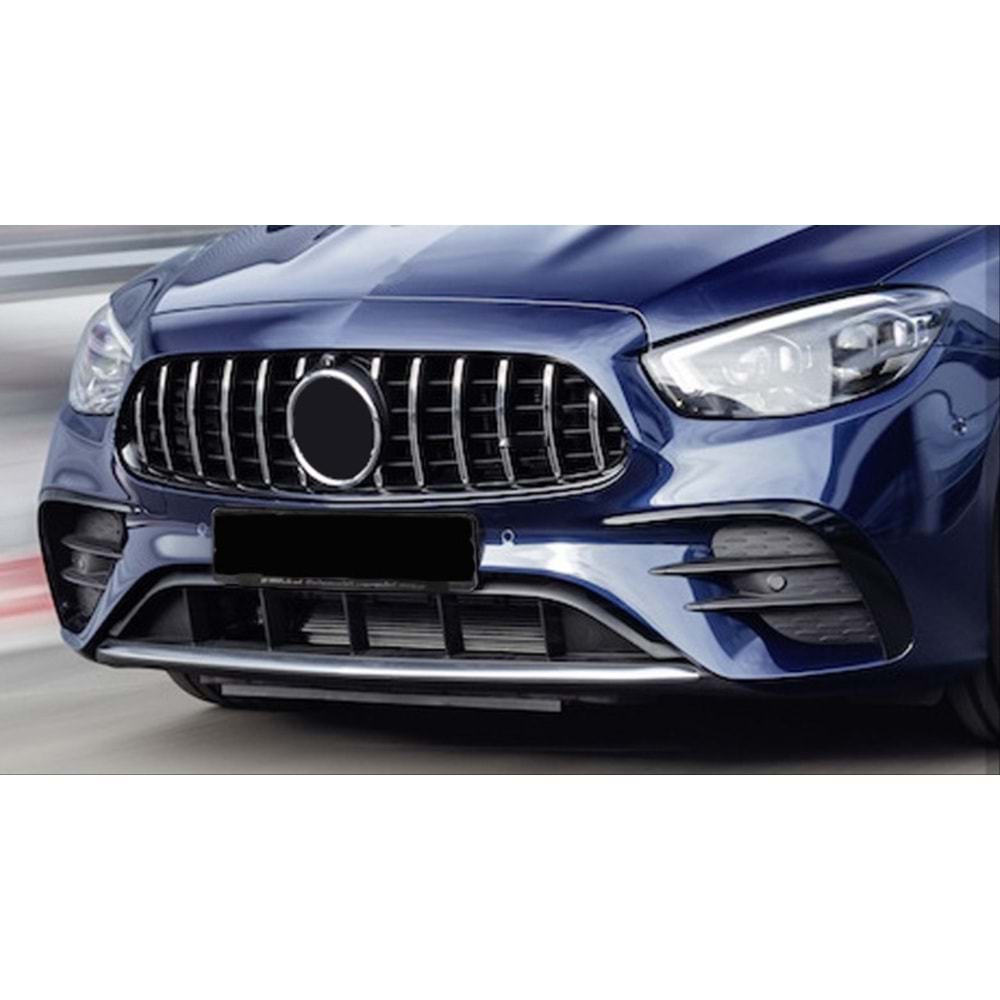 W213 FL GTR Front Grille ABS / 2019-up (Chrome Line + Piano Black)