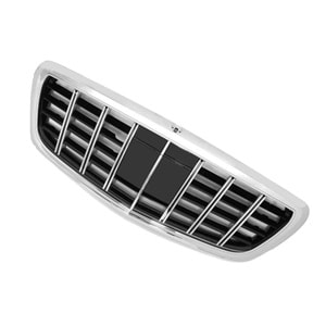 W222 Maybach GTR Front Grille ABS / 2013-up (Chrome Line + Piano Black)